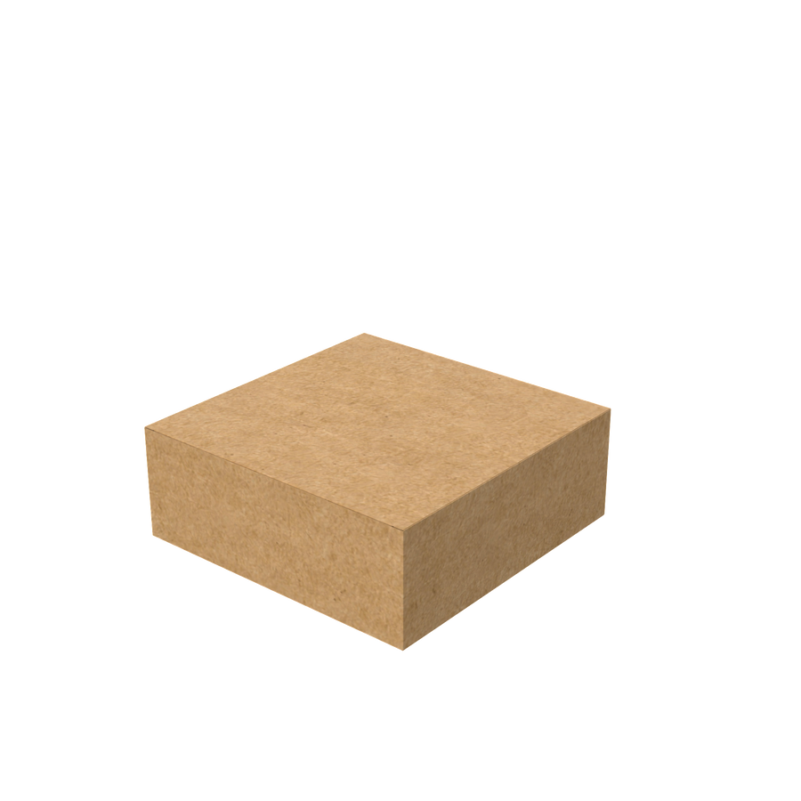Natural kraft medium gift box mailer closed for eco-friendly, stylish product packaging