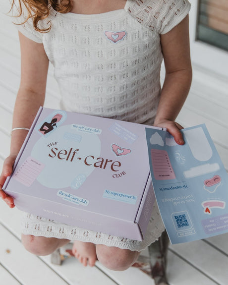 Custom ecommerce box for Self Care Club beauty products 