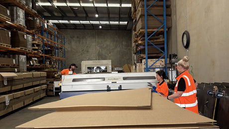 Boxes to Go factory AutoBox machine
