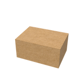 Natural kraft extra-large mailer box closed for eco-friendly shipping of large e-commerce items