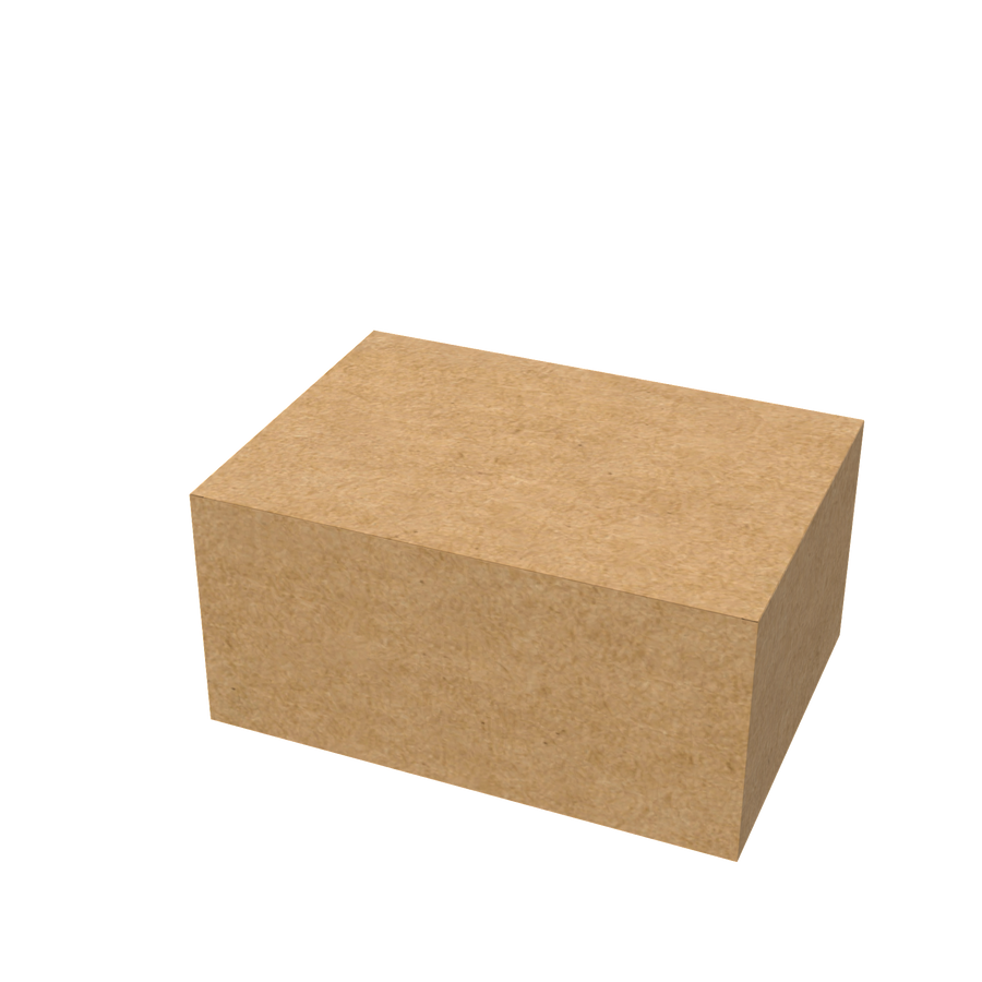 Natural kraft extra-large mailer box closed for eco-friendly shipping of large e-commerce items
