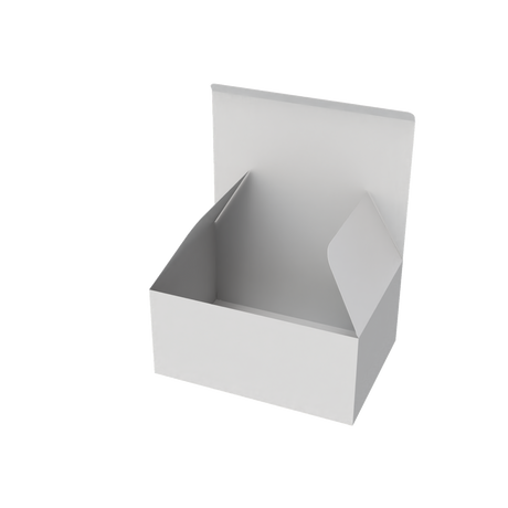 White extra-large mailer box open to show spacious interior for oversized product packaging