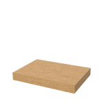 Natural kraft flat A4 mailer envelope closed for eco-friendly document and item shipping