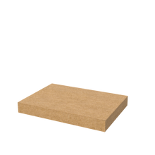 Natural kraft flat A4 mailer envelope closed for eco-friendly document and item shipping