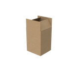 Heavy-duty moving carton box open to show spacious interior for packing bulky items