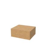 Natural kraft large universal e-commerce mailer box closed for eco-friendly bulky item shipping
