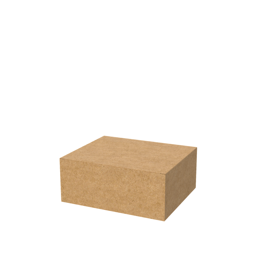 Natural kraft large universal e-commerce mailer box closed for eco-friendly bulky item shipping