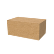 Natural kraft medium tube mailer box closed for durable shipping of posters and prints