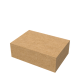 Natural kraft medium e-commerce mailer box closed for eco-friendly, secure shipping