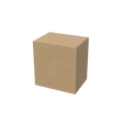 Natural kraft universal book and wine box closed for eco-friendly, secure packaging