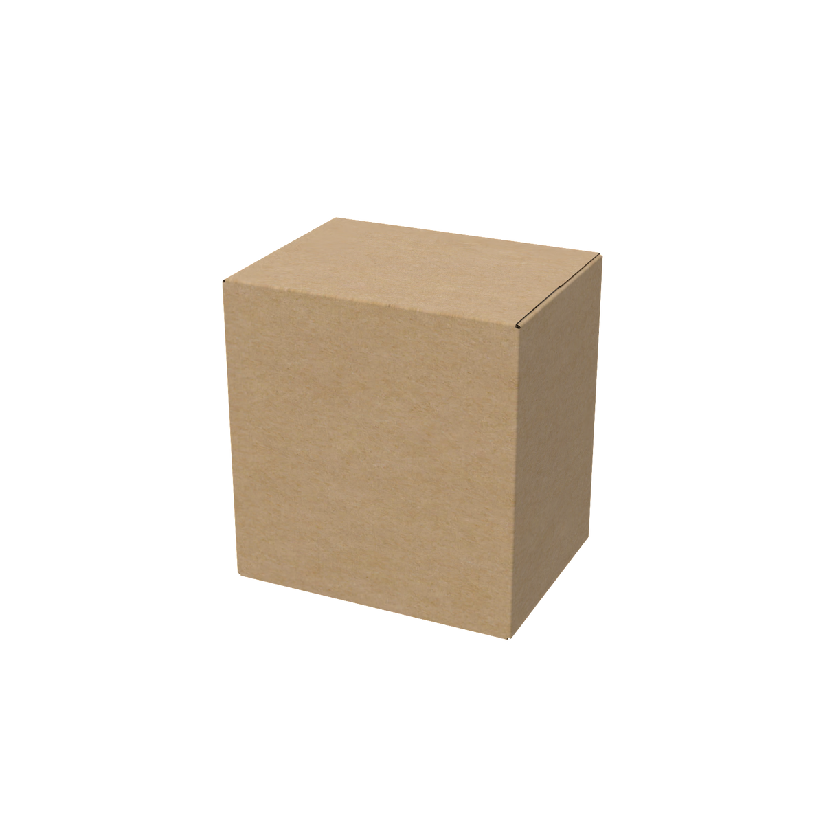 Natural kraft universal book and wine box closed for eco-friendly, secure packaging
