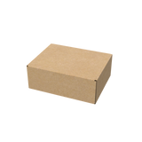 Natural kraft durable universal mailer box closed for eco-friendly e-commerce delivery