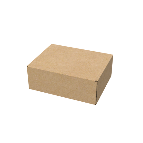 Natural kraft durable universal mailer box closed for eco-friendly e-commerce delivery