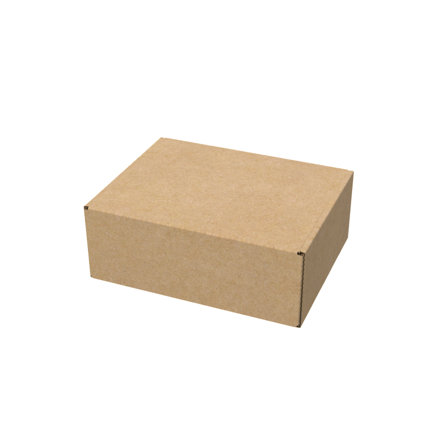 Natural kraft durable universal mailer box closed for eco-friendly e-commerce delivery